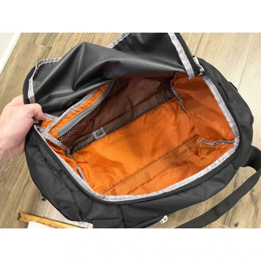 eBags TLS Mother Lode Companion Duffel Bag Carryon Weekender Black Bag Duffle